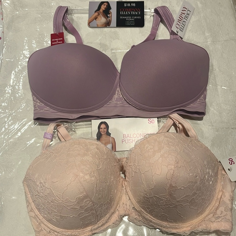 Double pack 38D Bras
